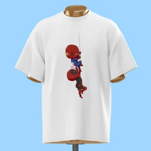 لباس طرح ددپول و اسپایدرمن آویزان