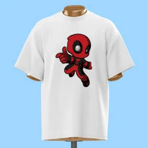 لباس طرح ددپول چیبی در حال اشاره