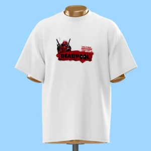 لباس طرح لوگوی ددپول با افکت اسپری