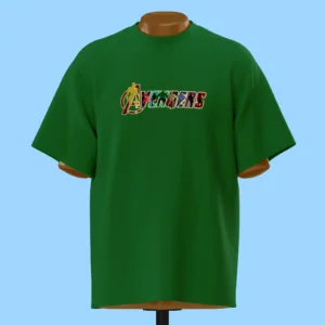 لباس طرح لوگوی انتقام‌جویان با چهره بازیگران