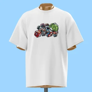 لباس طرح آیکونهای ششضلعی انتقامجویان