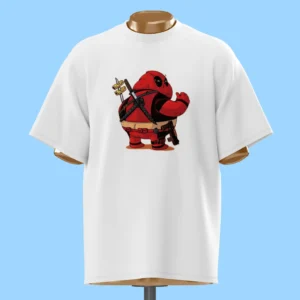 لباس طرح ددپول در حال نمایش پشت