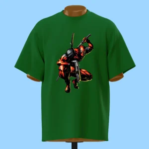 لباس طرح ددپول نشسته با شمشیر