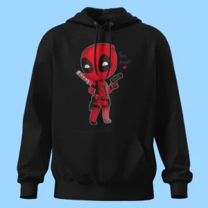 لباس طرح ددپول خوش‌تیپ با تفنگ