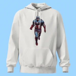 لباس طرح کاپیتان آمریکا قدم‌زنان