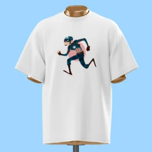 لباس طرح کاپیتان آمریکا کارتونی دویدن