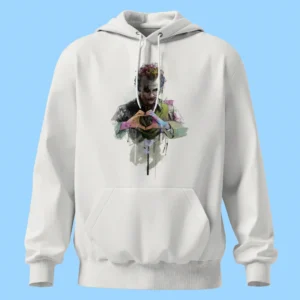 لباس طرح جوکر (هیث لجر) قلب با دست