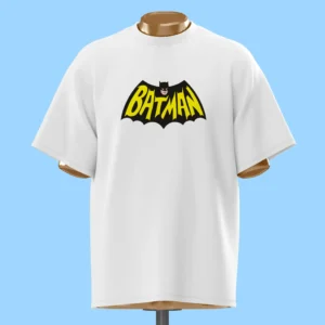 لباس طرح لوگوی کلاسیک بتمن (زرد)