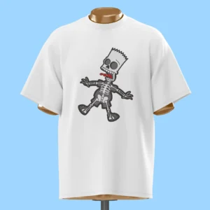 لباس طرح بارت سیمپسون اسکلتی