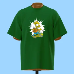 لباس طرح بارت سیمپسون زامبی اسکیت‌سوار