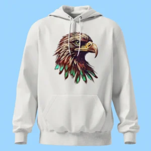 لباس طرح سر عقاب با پرهای رنگی