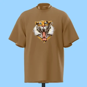 لباس طرح سر ببر در حال غرش