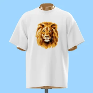 لباس طرح سر شیر طلایی