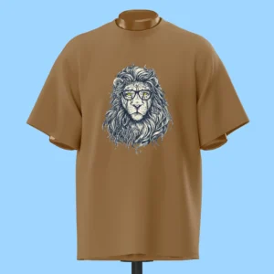 لباس طرح شیر با عینک