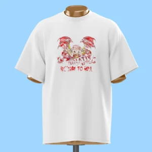 لباس طرح اسکلت و بال بزرگراه جهنم