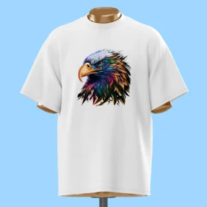 لباس طرح سر عقاب با زمینه تیره