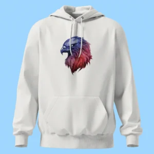 لباس طرح سر عقاب قرمز و آبی