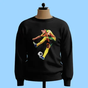 لباس طرح وکتور شوت زدن فوتبالیست