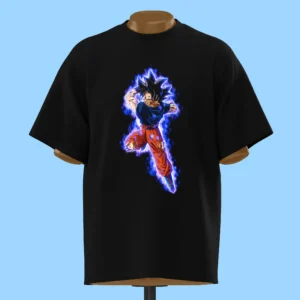 لباس طرح حمله گوکو با هاله آبی