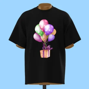 لباس طرح کادو با بادکنک