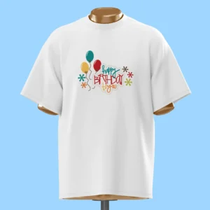 لباس طرح نوشته هپی برث دی تو یو