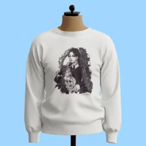 لباس طرح ونزدی آدامز با جمجمه