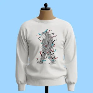 لباس طرح قدم زدن فضانورد دودل