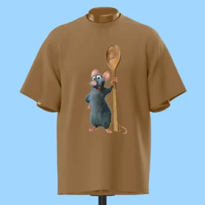 لباس طرح تکیه دادن موش سرآشپز به قاشق