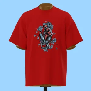 لباس طرح دست زامبی آبی