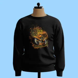 لباس طرح موتور سیکلت نارنجی