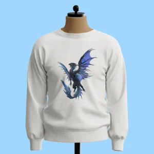 لباس طرح اژدهای آبی فانتزی