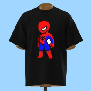 لباس طرح مرد عنکبوتی پیکسلی