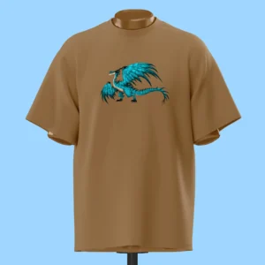 لباس طرح اژدهای آبی بالدار