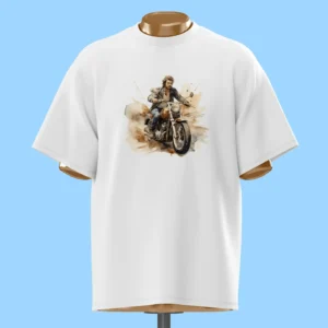 لباس طرح موتورسوار در گرد و خاک